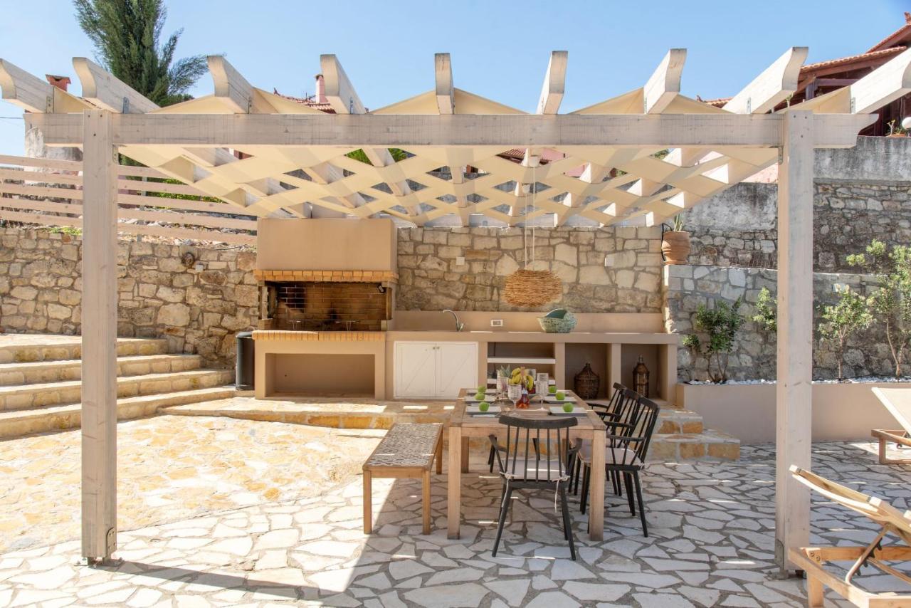 Villa Chrysallis With Heated Pool 耶奥伊乌波利斯 外观 照片
