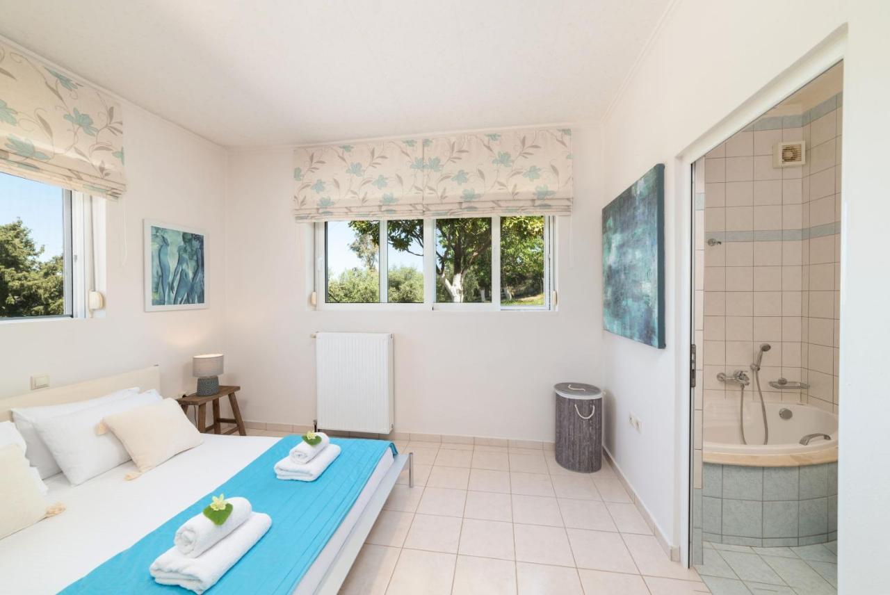 Villa Chrysallis With Heated Pool 耶奥伊乌波利斯 外观 照片